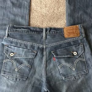 Levi 527 pocket design jeans 33 w 32 l